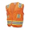 Radians Hi-Vis Surv 2Tone Safety Glow Vest-Org-2X SV6GLO2X - alternate 1